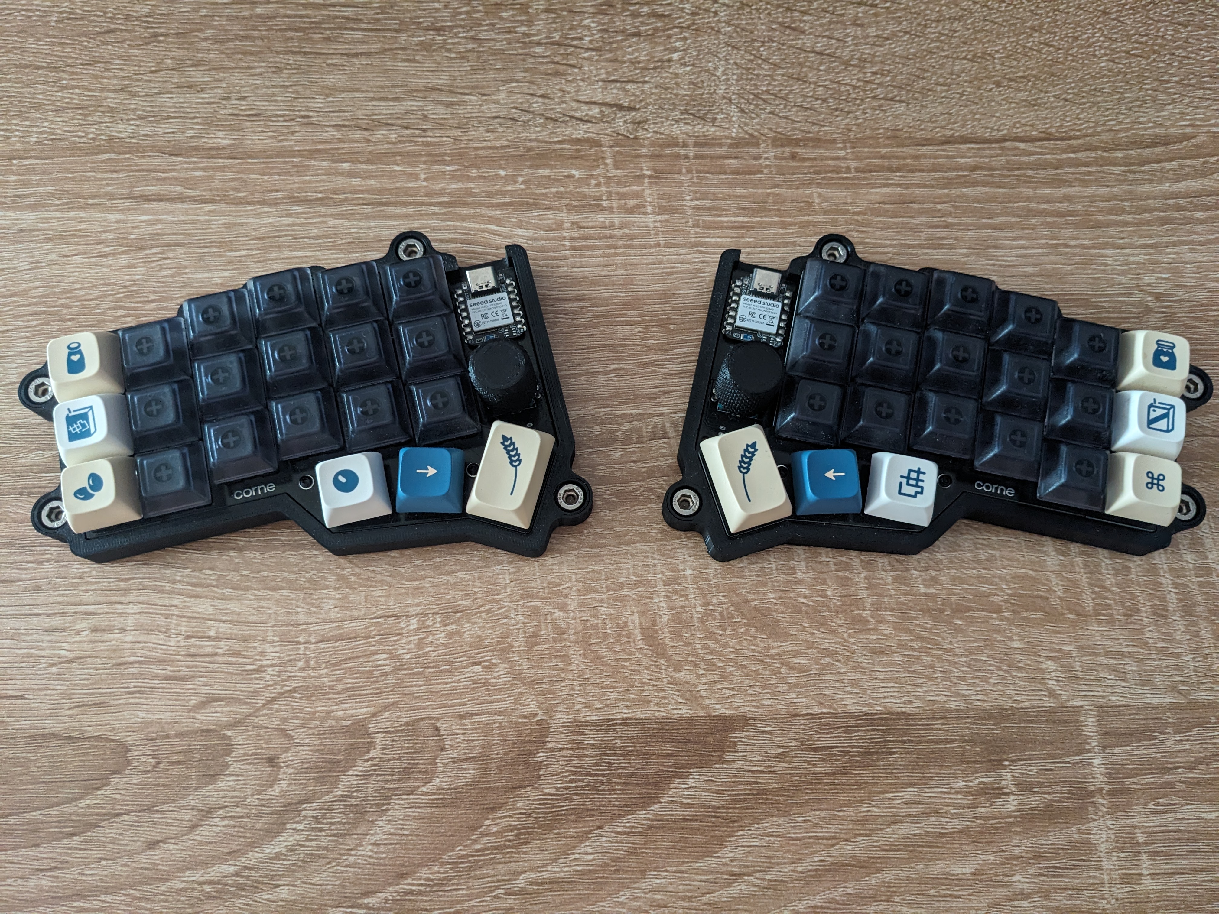 Photo du clavier corne